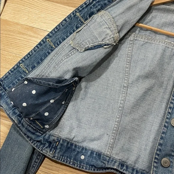 American Eagle Outfitters Light Blue Denim Jacket - Women's - Picture 4 of 6